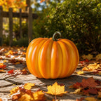 Spooksy™ GIPQJK Summerween Simulated Creative Pumpkin Resin Craft Ornament for Halloween Decorative Autumn Home Decoration Outdoor Garden Party Supply Artistic DIY Craft Gift for Fall Season C