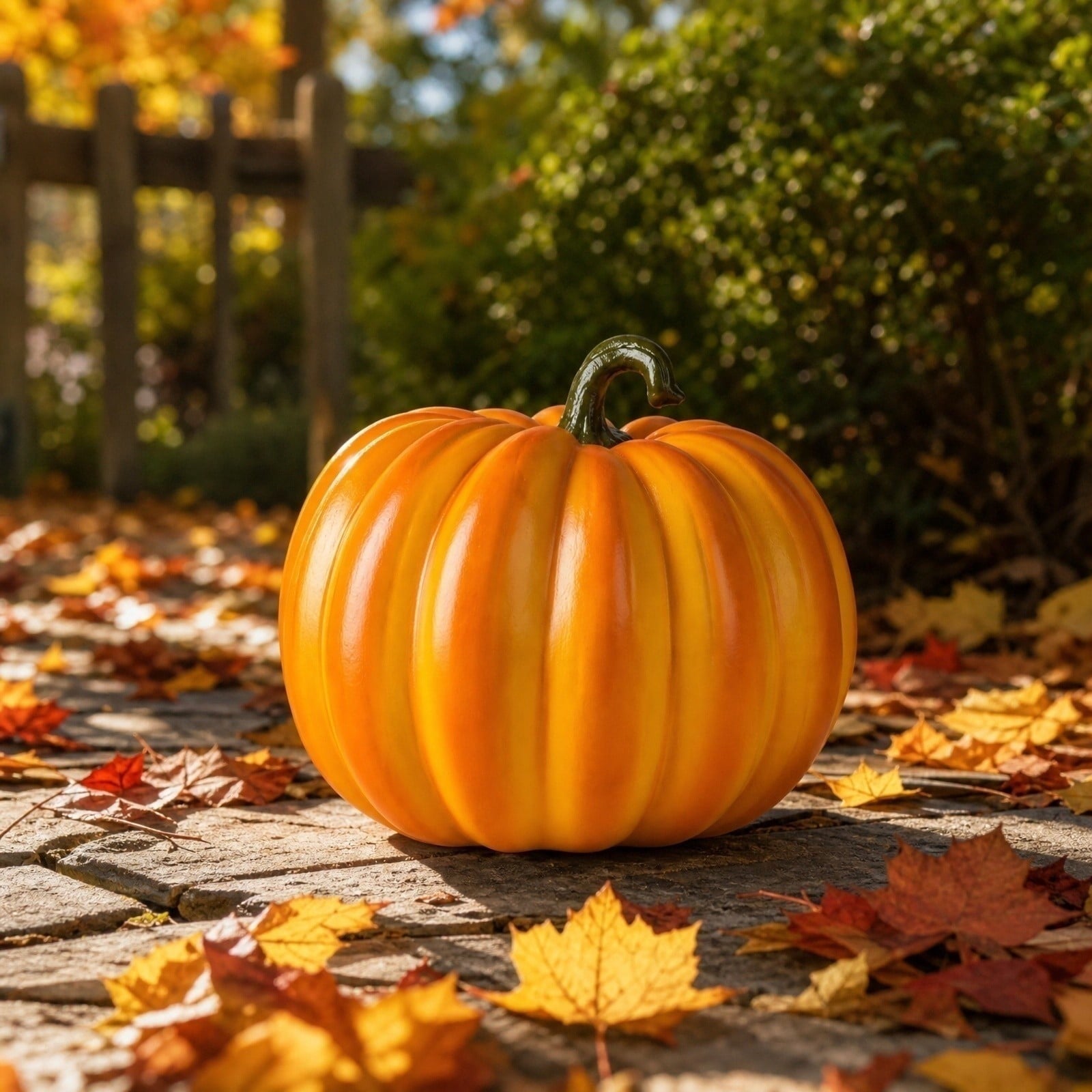 Spooksy™ GIPQJK Summerween Simulated Creative Pumpkin Resin Craft Ornament for Halloween Decorative Autumn Home Decoration Outdoor Garden Party Supply Artistic DIY Craft Gift for Fall Season C
