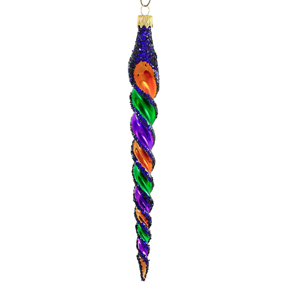 Spooksy™ Sbk Gifts Holiday Purple Orange Green Twist Set/3 Halloween Ornament Retro