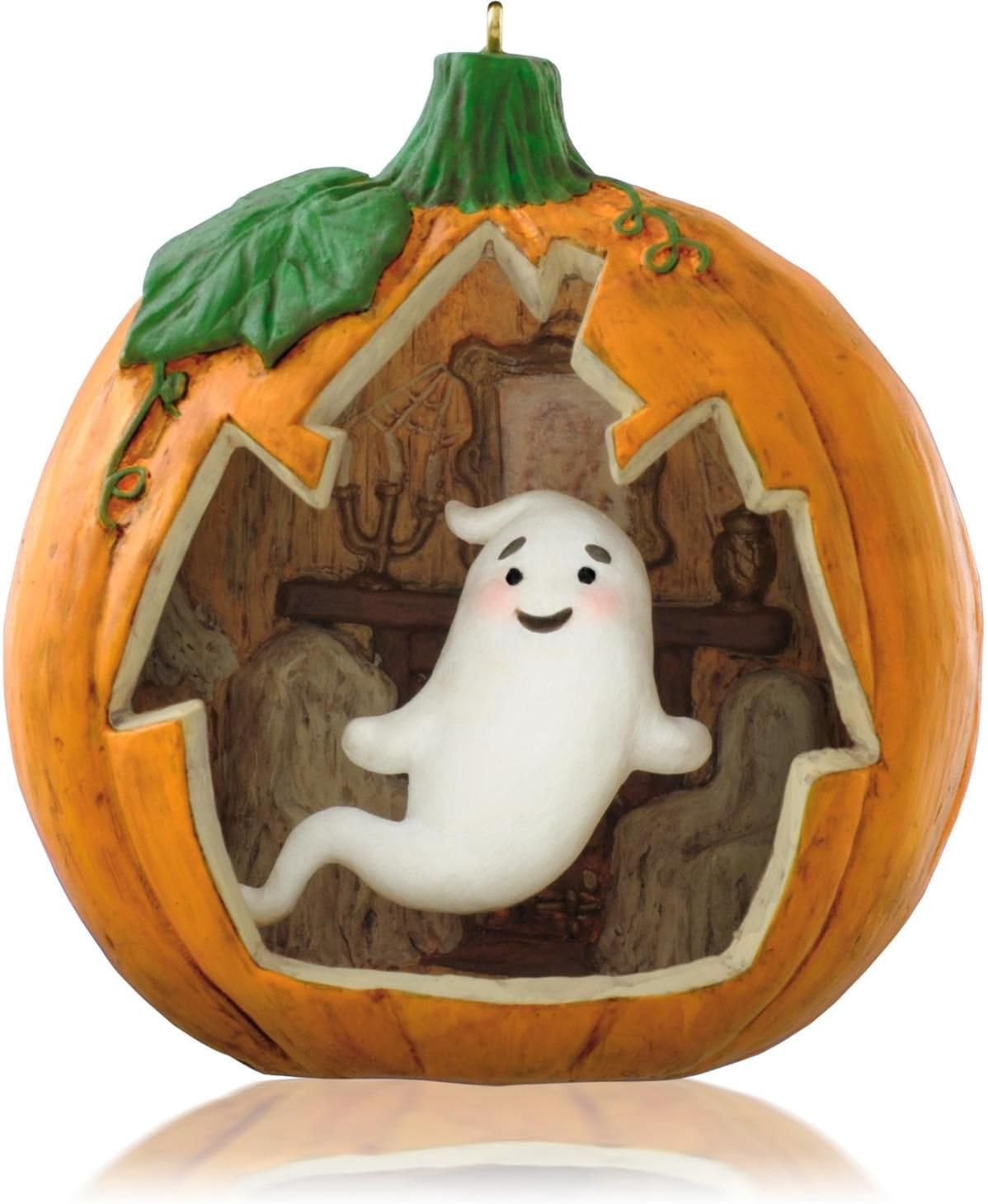 Spooksy™ Keepsake Happy Halloween Ghost Series No. 2 Ornament 2014