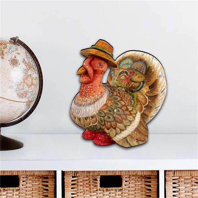 Spooksy™ 12 x 9 in. Thanksgiving Tom the Turkey Halloween Outdoor Decor Large Ornaments
