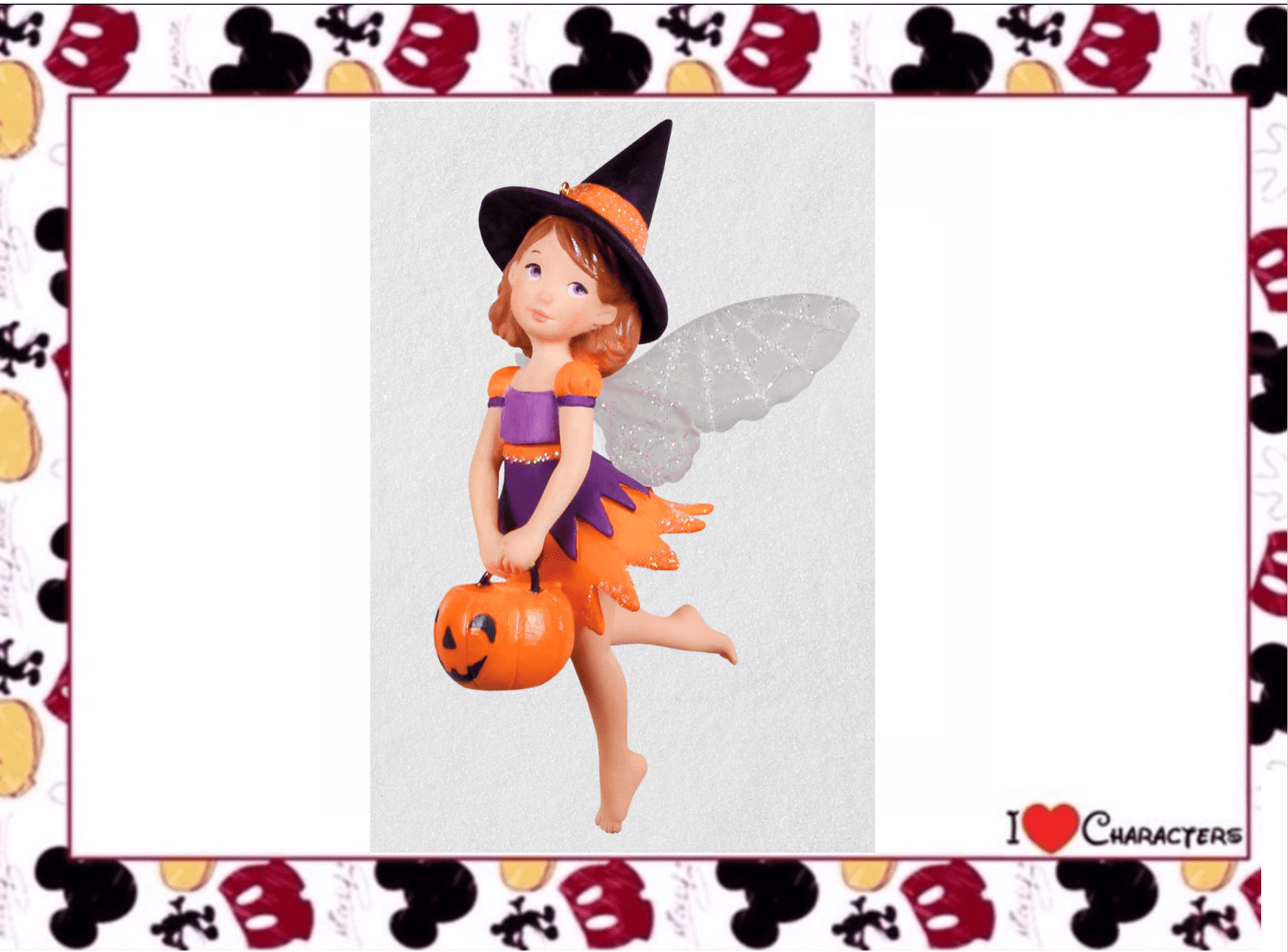 Spooksy™ Sweet Witch Fairy Halloween Ornament New with Box