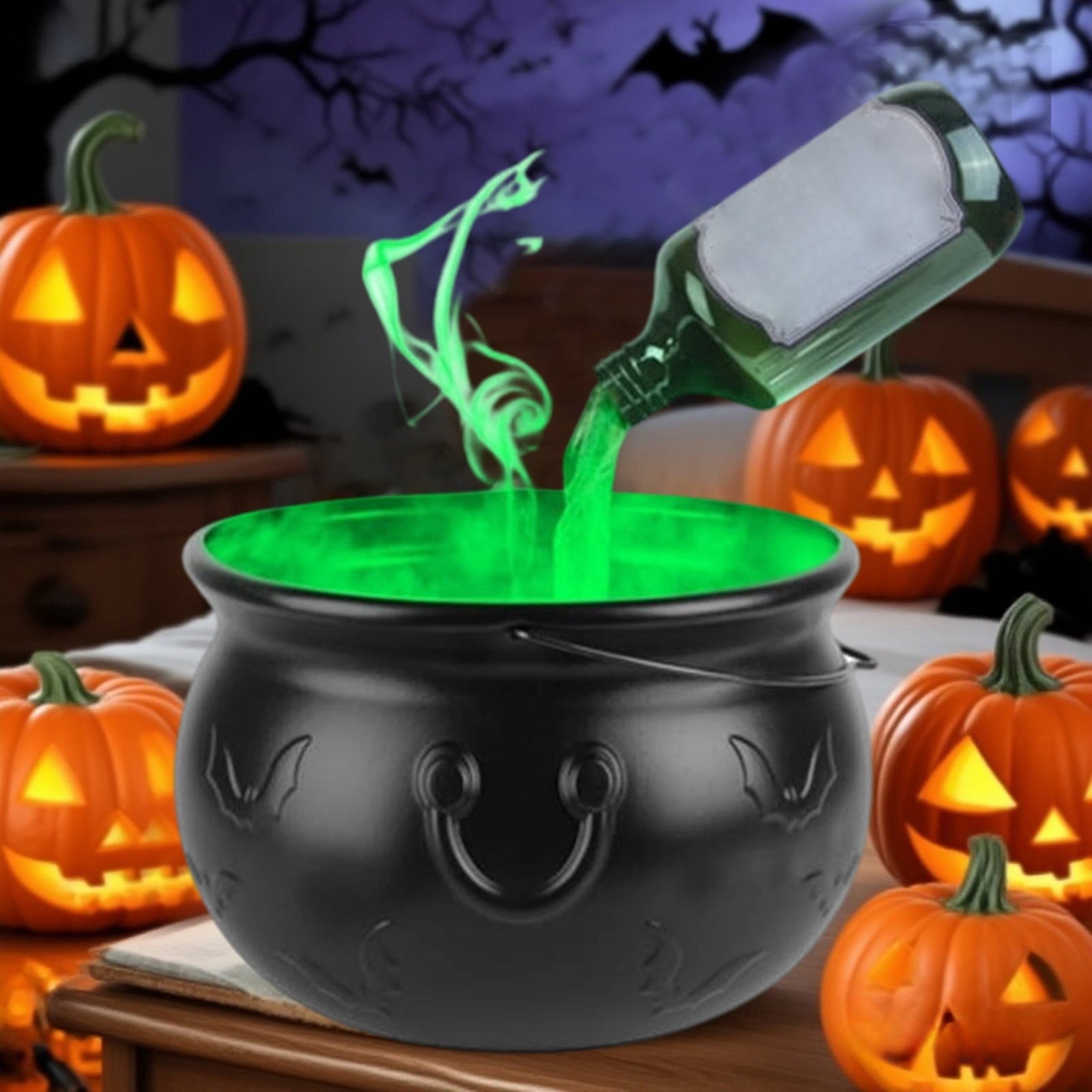 Spooksy™ Nnndbs Acrylic Halloween Ornament, Clear Modern Tabletop Decor for Shelf Desk Home Festive Display`