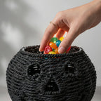 Spooksy™ Aximioll Halloween Spooky Seaweed Pumpkin Ornaments â?? Bold Shape with Eerie Shadows, Halloween Decorations for Holiday Parties & Trick or Treat Nights for Halloween Parties with spooky party setups