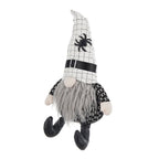 Spooksy™ Tcbosik 2 Pack Gnome Halloween Ornaments, Halloween Gnomes Decoration with Witch Hat, Lovely Fall Gnome Gifts for Friends Family, Black & White