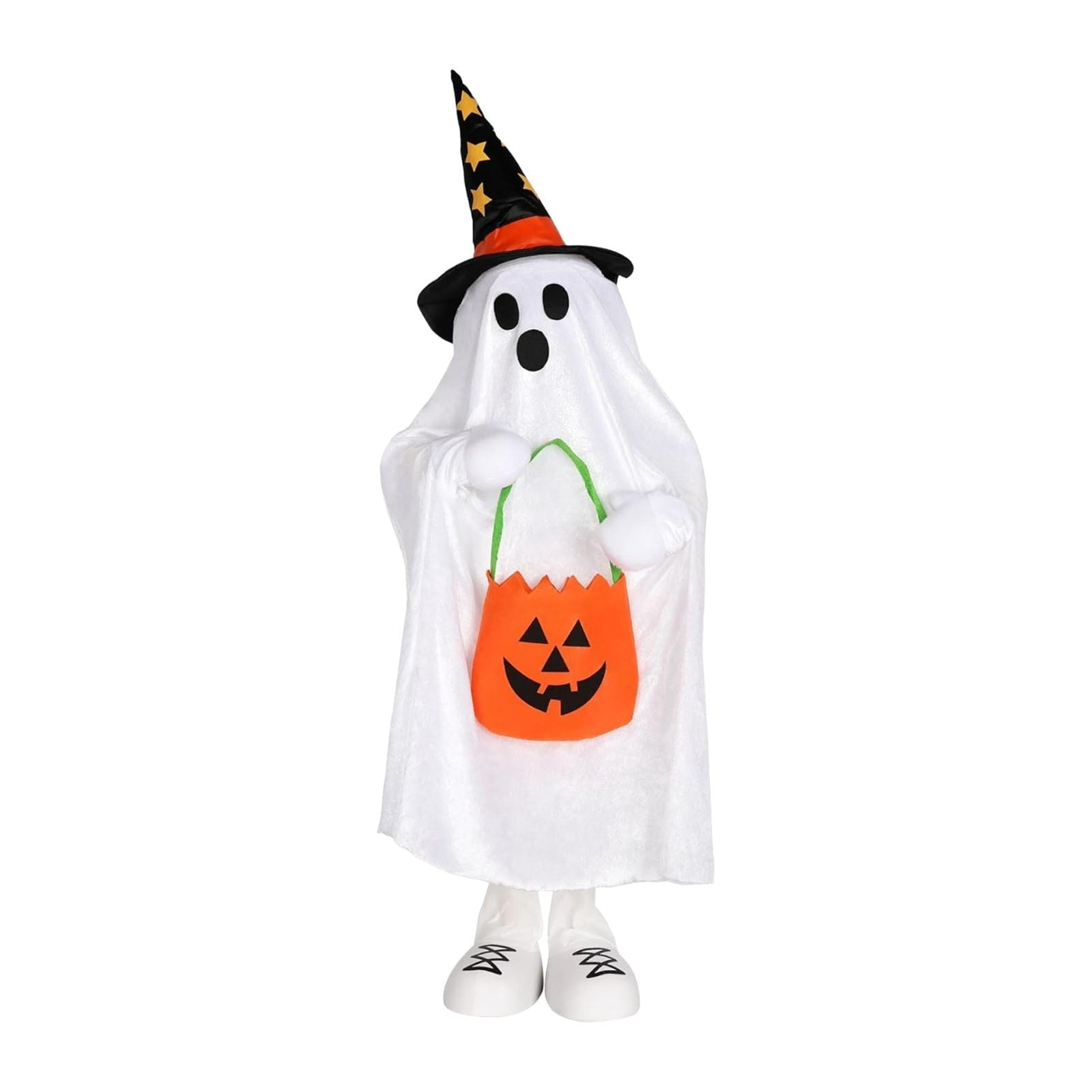 Spooksy™ Halloween Ornament Ghost Candy Ghost Glowing Decoration With Candy Pocket For Trick Or Treat