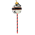 Spooksy™ Blu Bom Black White Spider Cake Pop Glass Ornament Halloween Sweets 2022135