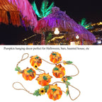 Spooksy™ Bienvenido Pumpkin String Hanging Decoration for Halloween Party Festival Home Garden Ornaments