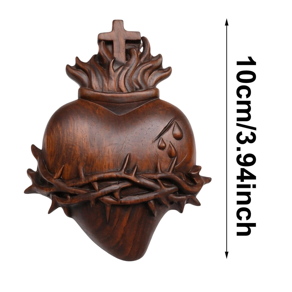 Spooksy™ Nnndbs Halloween Heart Resin Ornament Figurine, Spooky Love Heart Decor for Tabletop Shelf Home Office Gothic Party`
