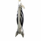 Spooksy™ Morawski 2.75In Black And Silver Mini Bat, Glass, Ornament Halloween Gem Size 17446