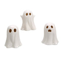 Spooksy™ 3 Pcs Halloween Spooky Ghost Ornaments â?? Warm Glow with Eerie Eyes, Halloween Decorations for Snack Tables, Dessert Stations & Halloween Party Setups â?? perfect for Costume Parties with spooky setups