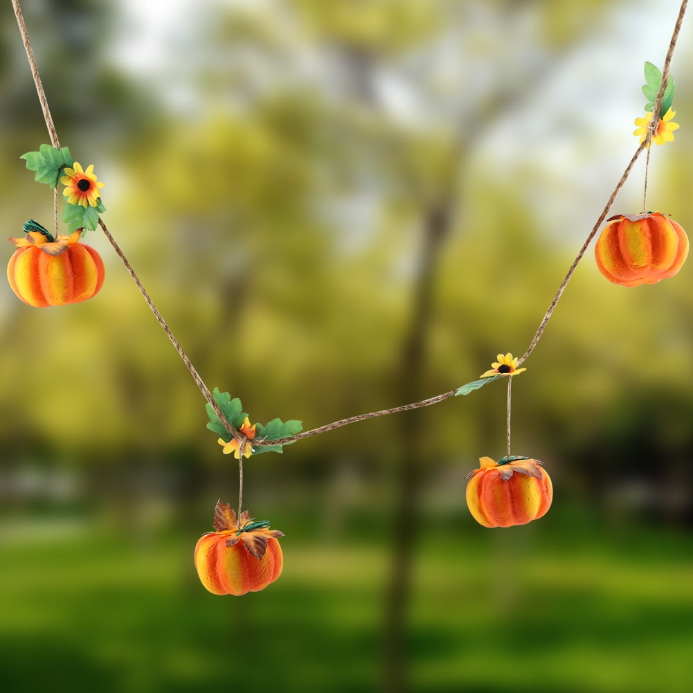 Spooksy™ Bienvenido Pumpkin String Hanging Decoration for Halloween Party Festival Home Garden Ornaments