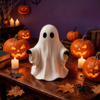 Spooksy™ PLLFRLRT Cute Halloween Decorations Resin Tabletop Statue Ghost Ornaments Mantel Shelf Party Home Decors