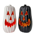 Spooksy™ SUYOLL Halloween Decorations LED Pumpkin Light Up Desktop Ornament For Indoor Outdoor Party Decoration Glowing Figurine