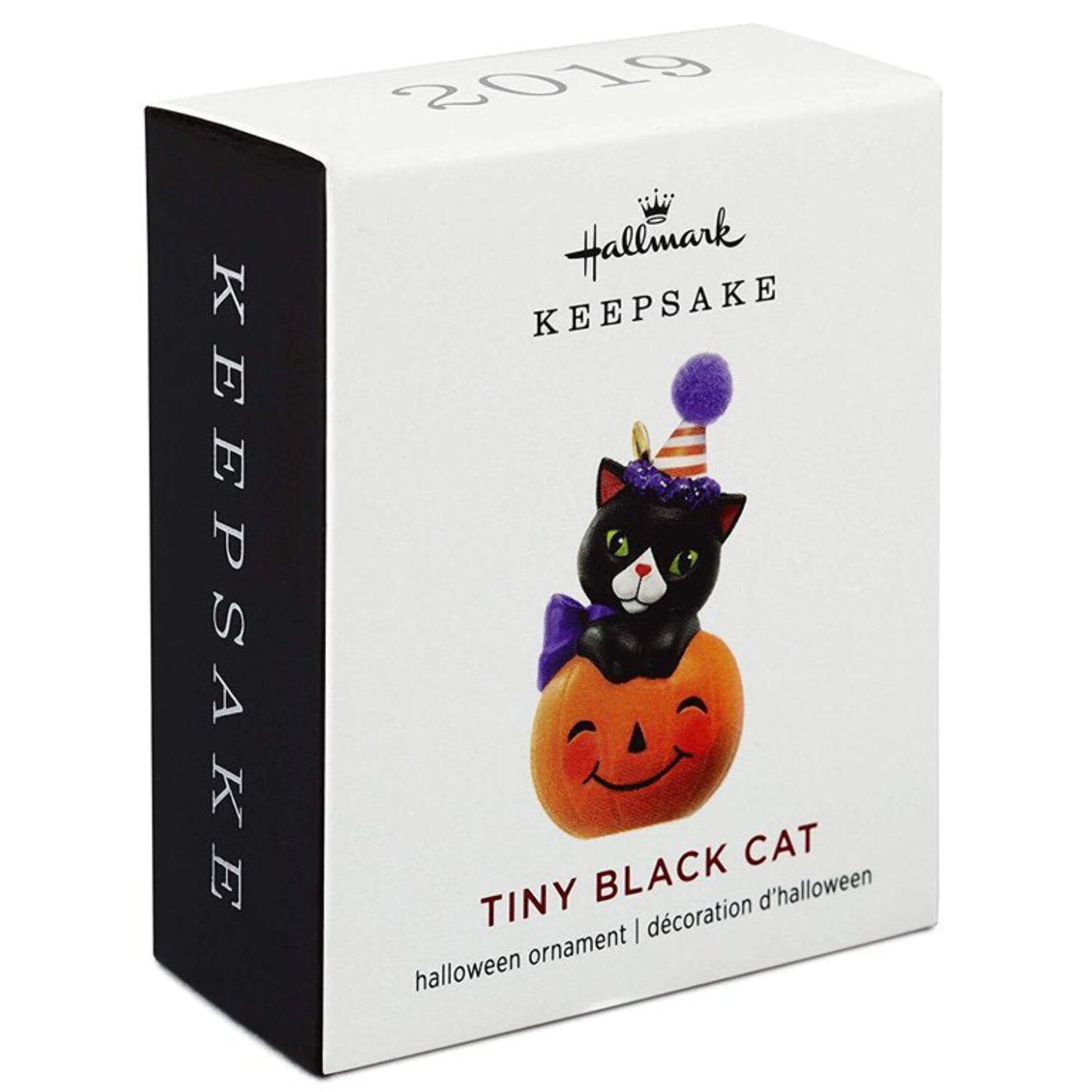 Spooksy™ Keepsake Halloween Ornament 2019 Tiny Black Cat,