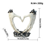 Spooksy™ Halloween Scary Ghost Hand Ornaments â?? Bone Details with Eerie Glow, Halloween Decorations for Snack Tables, Dessert Stations & Halloween Party Setups â?? great for Costume Parties with spooky setups