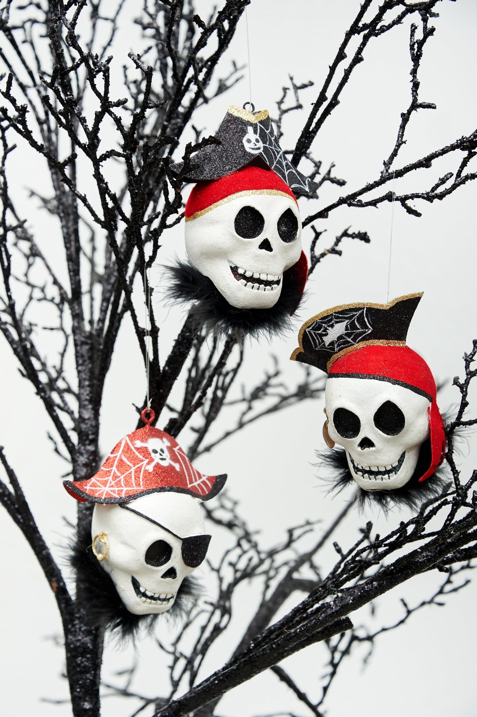 Spooksy™ 3-Piece Pirate Cove Skull Head Halloween Ornament