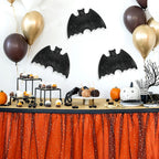 Spooksy™ Halloween Gift Wicker Bat Hanging Ornament, Spooky Woven Black Bat Wall Decor for Home Mantel Door Party Decoration