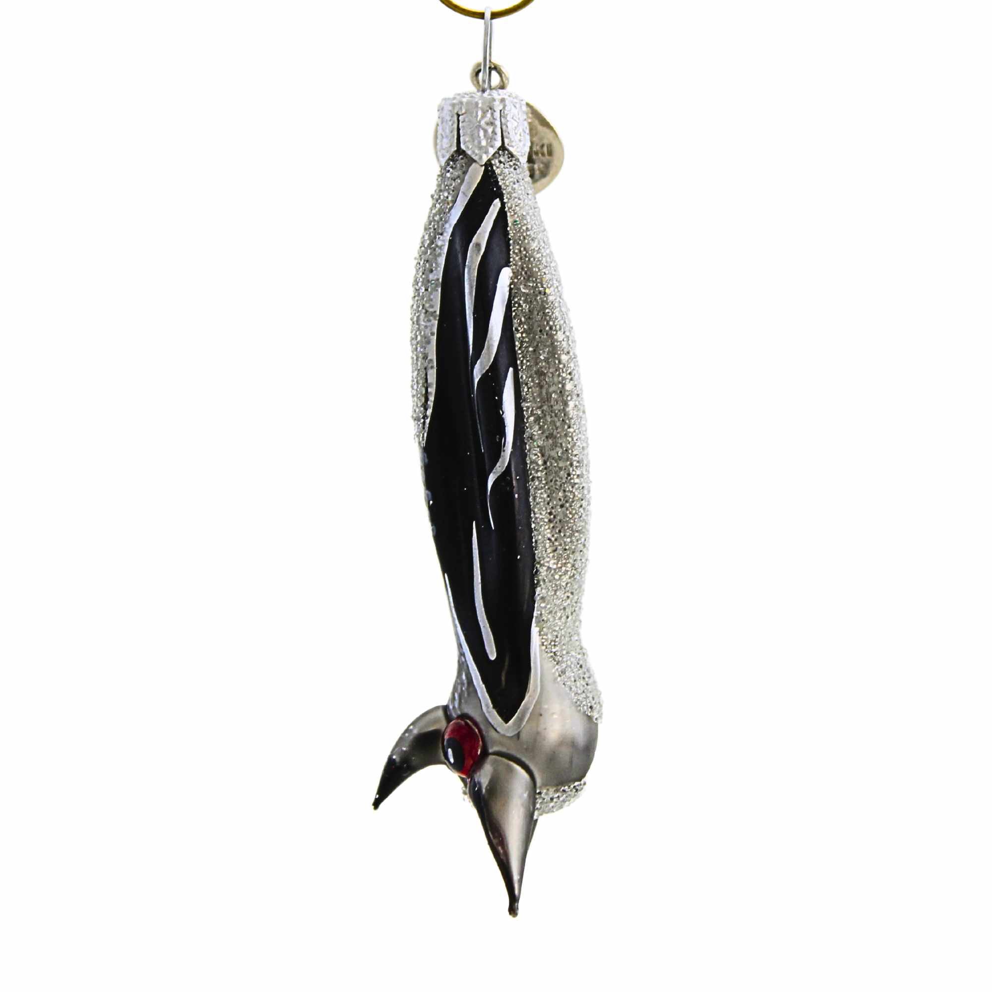 Spooksy™ Morawski 2.75In Black And Silver Mini Bat, Glass, Ornament Halloween Gem Size 17446