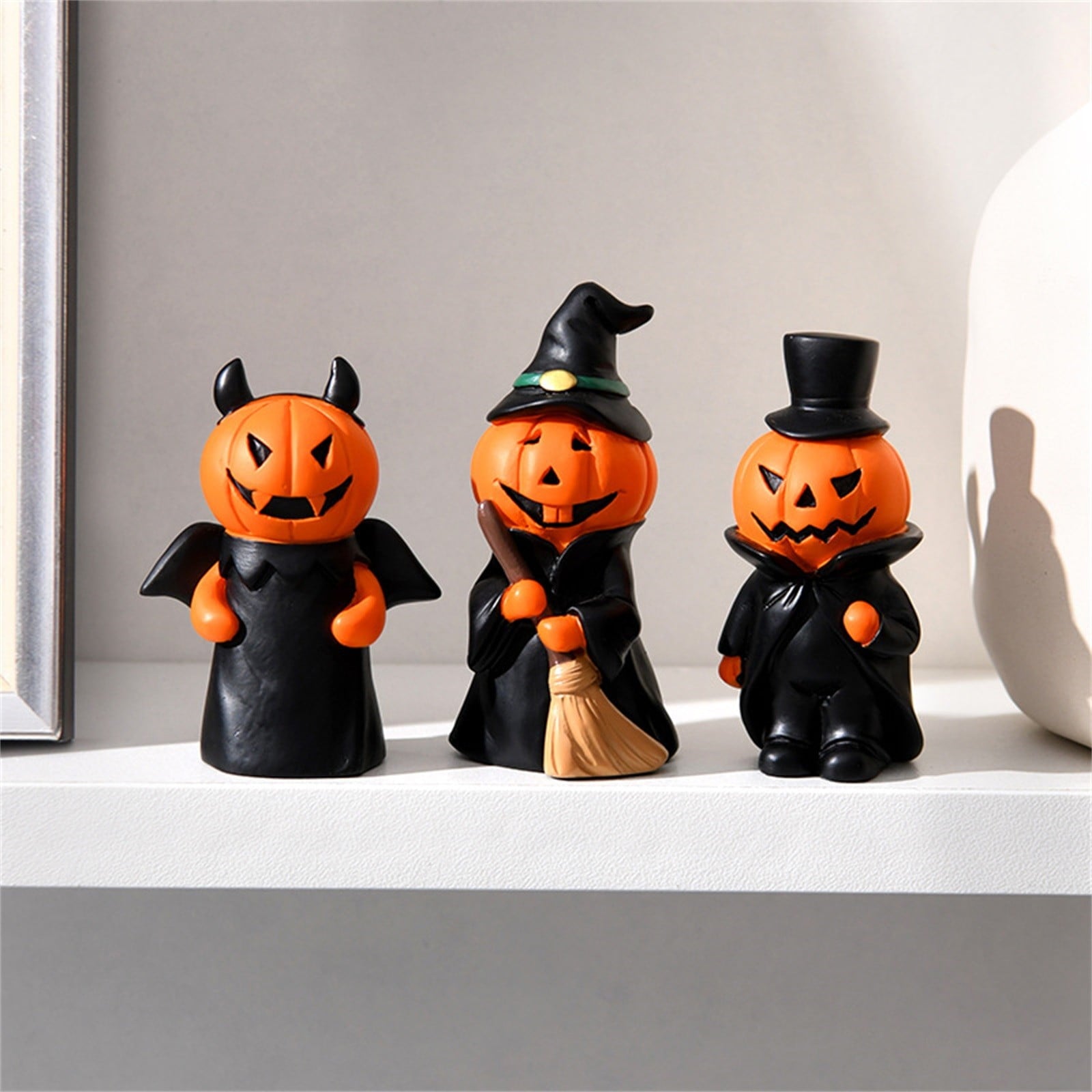 Spooksy™ HaiSphere Halloween Decorations Indoor Glow Resin Ornament Collection - Halloween Party Decorations Scene Prop for Window Sill Bookshelf Home