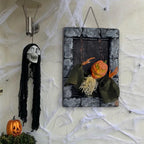 Spooksy™ HOZVOMI Motion-Activated Halloween Tombstone Decoration - Hanging Ornament with Glowing LED & Screaming Sound Effects for Spooky Outdoor Indoor Decor