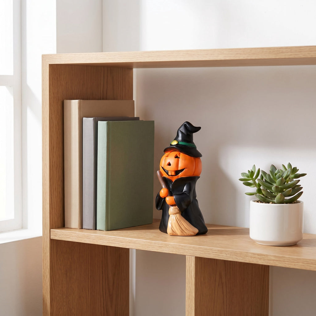 Spooksy™ HaiSphere Halloween Decorations Indoor Glow Resin Ornament Collection - Halloween Party Decorations Scene Prop for Window Sill Bookshelf Home