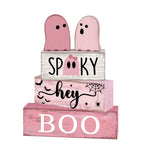 Spooksy™ 5 Pcs Halloween Haunted Ghostly Ornaments â?? Gentle Tones with Spooky Shadows, Halloween Decorations for Snack Tables, Dessert Stations & Halloween Party Setups â?? great for Halloween Parties