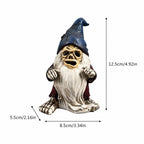 Spooksy™ Halloween Resin Skeletons, Small Ornaments Elderly Decorations for Outdoor Courtyards Living Rooms Gifts