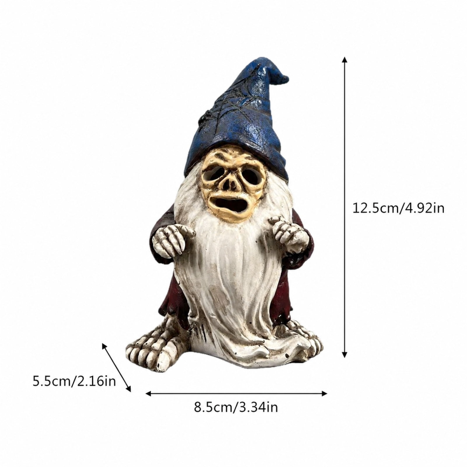Spooksy™ Halloween Resin Skeletons, Small Ornaments Elderly Decorations for Outdoor Courtyards Living Rooms Gifts