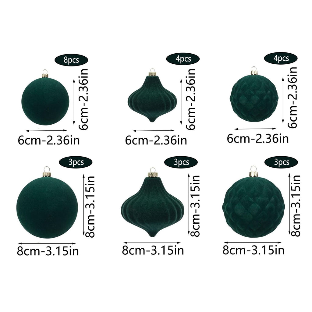 Spooksy™ HBBKVI Purple 3.1" Christmas Balls Christmas Tree Decoration Ornaments Shatterproof Hanging Balls for Birthday Halloween Holiday Wedding Decorations Set of 25pcs