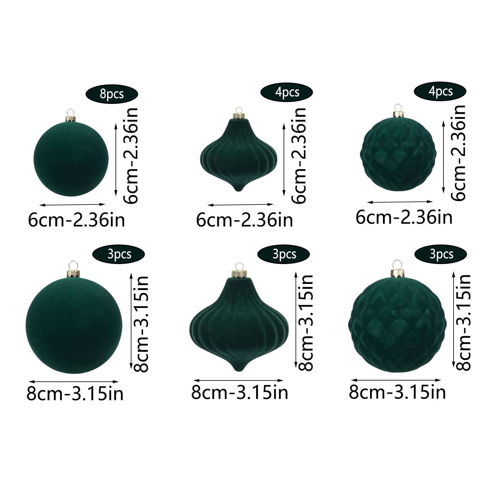 Spooksy™ HBBKVI Purple 3.1" Christmas Balls Christmas Tree Decoration Ornaments Shatterproof Hanging Balls for Birthday Halloween Holiday Wedding Decorations Set of 25pcs