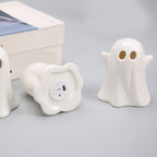 Spooksy™ 3 Pcs Halloween Spooky Ghost Ornaments â?? Warm Glow with Eerie Eyes, Halloween Decorations for Snack Tables, Dessert Stations & Halloween Party Setups â?? perfect for Costume Parties with spooky setups