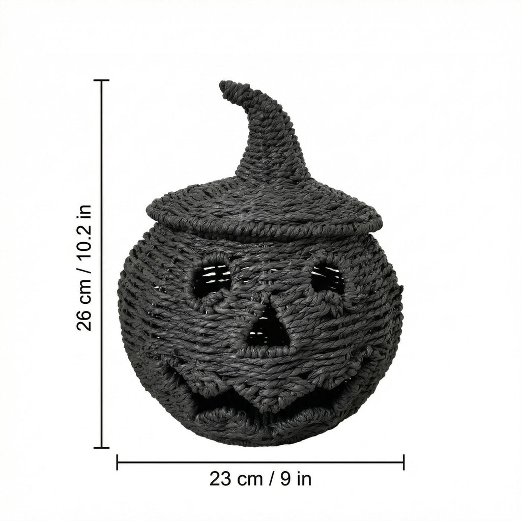 Spooksy™ Aximioll Halloween Spooky Seaweed Pumpkin Ornaments â?? Bold Shape with Eerie Shadows, Halloween Decorations for Holiday Parties & Trick or Treat Nights for Halloween Parties with spooky party setups