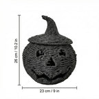 Spooksy™ Aximioll Halloween Spooky Seaweed Pumpkin Ornaments â?? Bold Shape with Eerie Shadows, Halloween Decorations for Holiday Parties & Trick or Treat Nights for Halloween Parties with spooky party setups