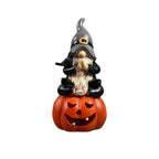 Spooksy™ Halloween Spooky Ghostface Dwarf Ornaments â?? Quirky Faces with Eerie Shadows, Halloween Decorations for Dining Tables, Party Setups & Indoor Halloween Displays â?? perfect for Halloween Parties