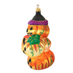 Spooksy™ Larry Fraga Designs Pumpkin Patch - 1 Ornament 6.25 Inch, Glass - Halloween Ornament Pumpkin 5959