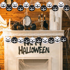 Spooksy™ HomeKingdee Halloween Ornaments Pumpkin Tree Decorations Night Christmas JackoLantern Hanging Ball Plastic Spooky Horror Gothic Christmas Home Ornaments