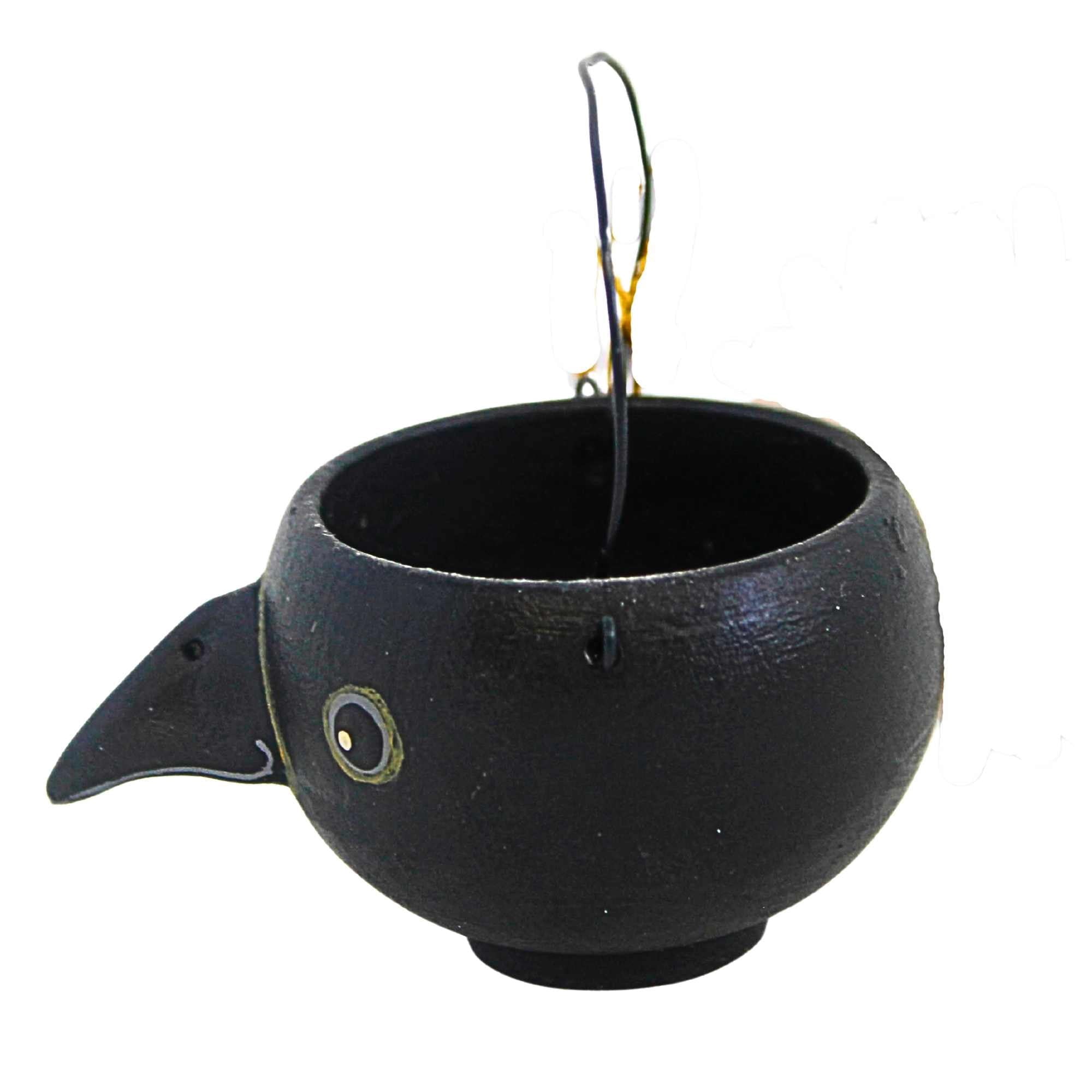 Spooksy™ 1.50In Caw Egg Cup, Resin, Halloween Ornament