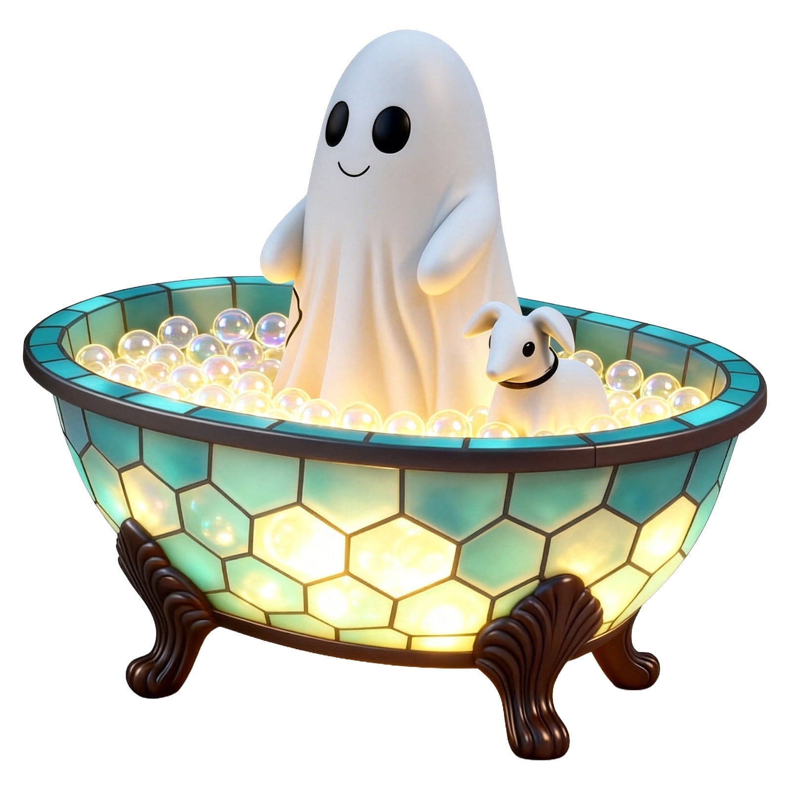 Spooksy™ Halloween Flying Ghost Decorations, Large Hanging Ghost Ornament with Weather Resistant Design and Swinging Effect, Spooky Outdoor Yard Decor for Porch Tree Garden Party House Decoration-C