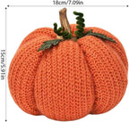 Spooksy™ Knitted Pumpkin Decor, Fall Harvest Crochet Pumpkins, Cute Knit Pumpkin Ornaments for Halloween Thanksgiving Home Decor, Fall Room Mantel Table Decoration (RL)