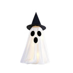 Spooksy™ 2PCS Halloween Ghost Light Set Decoration, Cute Ghost Light up for Home Halloween Party Tabletop Kitchen Counter Fireplace Mantle Decoration
