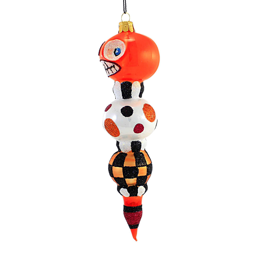 Spooksy™ Sbk Gifts Holiday Halloween Pumpkin Totem Drop Ornament Retro Style 33169Go148