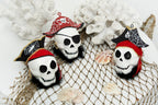 Spooksy™ 3-Piece Pirate Cove Skull Head Halloween Ornament