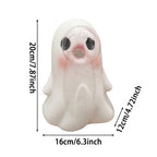 Spooksy™ Yucurem 2 Pack Halloween Bubbles Ghost Figurine for Ghost Lovers, Bubble Blowing Ghost Statue Ornament for Halloween Party Table Desk Tray Shelf Decor