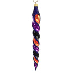 Spooksy™ Sbk Gifts Holiday Orange Black Purple Twist Set/3 Halloween Ornament Retro