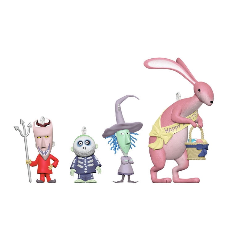 Spooksy™ Keepsake Ornaments Tim Burton's The Nightmare Before Christmas Citizens of Halloween Town Collection, Set of 4