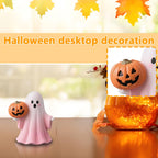 Spooksy™ 2PC C Minibee Halloween Resin Ornament 3D Cute Decor for Holiday Home Desktop Display