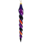 Spooksy™ Sbk Gifts Holiday Orange Black Purple Twist Set/3 Halloween Ornament Retro