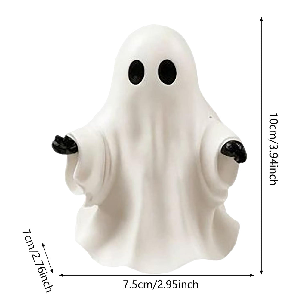Spooksy™ PLLFRLRT Cute Halloween Decorations Resin Tabletop Statue Ghost Ornaments Mantel Shelf Party Home Decors
