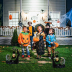 Spooksy™ SUYOLL Halloween Solar Powered Resin Desktop Ornament Decorative Light For Home Party Figurine